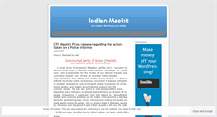 Desktop Screenshot of indianmaoist.wordpress.com