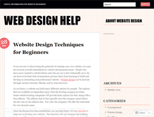 Tablet Screenshot of leafwebdesign.wordpress.com