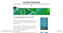Desktop Screenshot of greensuperfood.wordpress.com