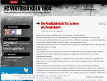 Tablet Screenshot of fcviktoria1904.wordpress.com