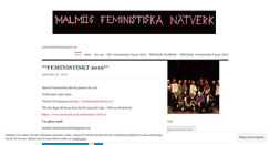 Desktop Screenshot of malmosfeministiska.wordpress.com