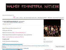 Tablet Screenshot of malmosfeministiska.wordpress.com