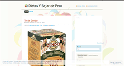 Desktop Screenshot of dietasybajardepeso.wordpress.com