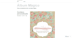 Desktop Screenshot of albummagico.wordpress.com