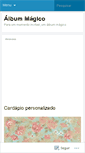 Mobile Screenshot of albummagico.wordpress.com