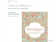 Tablet Screenshot of albummagico.wordpress.com