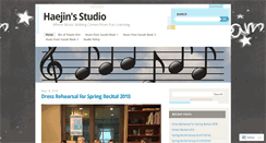 Desktop Screenshot of haejinstudio.wordpress.com