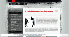 Desktop Screenshot of lanostrawebtv.wordpress.com