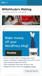 Mobile Screenshot of miftahhuda.wordpress.com