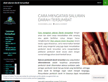 Tablet Screenshot of obatsalurandarahtersumbat.wordpress.com