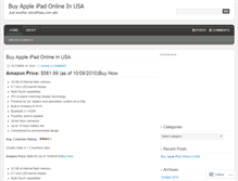 Tablet Screenshot of buyipadonlineusa.wordpress.com