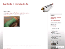 Tablet Screenshot of boitealunch.wordpress.com