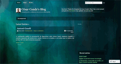 Desktop Screenshot of conderc.wordpress.com