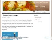 Tablet Screenshot of grandmascooking.wordpress.com