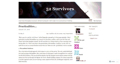 Desktop Screenshot of 52survivors.wordpress.com