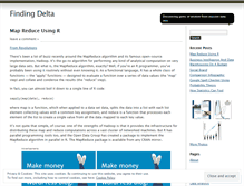 Tablet Screenshot of findingdelta.wordpress.com