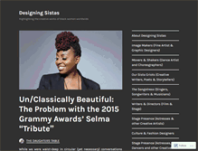 Tablet Screenshot of designingsista.wordpress.com