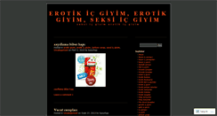 Desktop Screenshot of erotikgiyim.wordpress.com