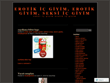 Tablet Screenshot of erotikgiyim.wordpress.com