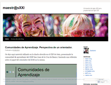 Tablet Screenshot of maestrosxxi.wordpress.com