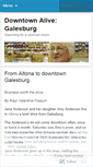 Mobile Screenshot of downtownalive.wordpress.com