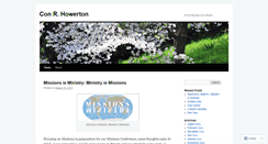 Desktop Screenshot of conhowerton.wordpress.com