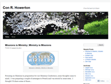 Tablet Screenshot of conhowerton.wordpress.com