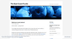 Desktop Screenshot of eastcoastfoodie.wordpress.com