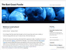 Tablet Screenshot of eastcoastfoodie.wordpress.com