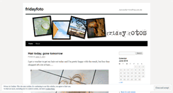 Desktop Screenshot of fridayfoto.wordpress.com