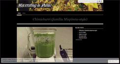 Desktop Screenshot of maceratinginpublic.wordpress.com
