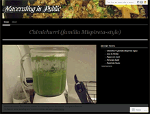 Tablet Screenshot of maceratinginpublic.wordpress.com