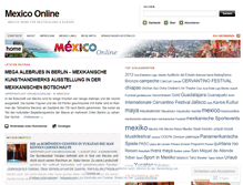 Tablet Screenshot of mexicoonline.wordpress.com