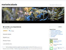 Tablet Screenshot of mariselacalzada.wordpress.com