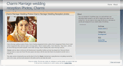 Desktop Screenshot of charmimarriageweddingphotos.wordpress.com