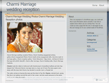 Tablet Screenshot of charmimarriageweddingphotos.wordpress.com