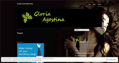 Desktop Screenshot of gloriaagostina.wordpress.com