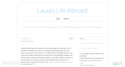 Desktop Screenshot of laurasphotojournal.wordpress.com