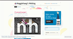 Desktop Screenshot of maggiehaag.wordpress.com