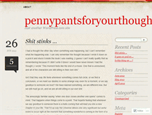 Tablet Screenshot of pennypantsforyourthoughts.wordpress.com