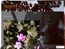 Tablet Screenshot of mapleleafgardening.wordpress.com