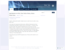 Tablet Screenshot of krist.wordpress.com