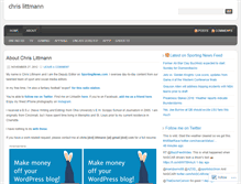 Tablet Screenshot of chrislittmann.wordpress.com