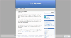 Desktop Screenshot of fiatwomen.wordpress.com