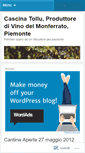 Mobile Screenshot of cascinatollu.wordpress.com