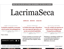 Tablet Screenshot of lacrimaseca.wordpress.com