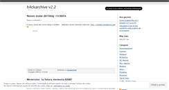 Desktop Screenshot of hackarchivev2.wordpress.com