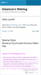 Mobile Screenshot of gizemce.wordpress.com