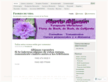 Tablet Screenshot of floresdevida.wordpress.com