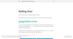 Desktop Screenshot of gingeringermanyagain.wordpress.com